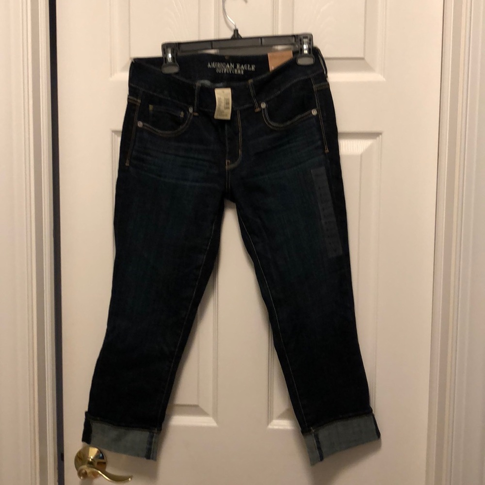 American Eagle Artist crop jeans